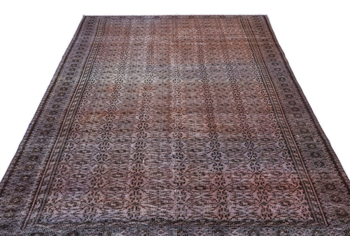 Atina Cream Vintage Wool Handmade Area Rug 5'10" x 9'7"