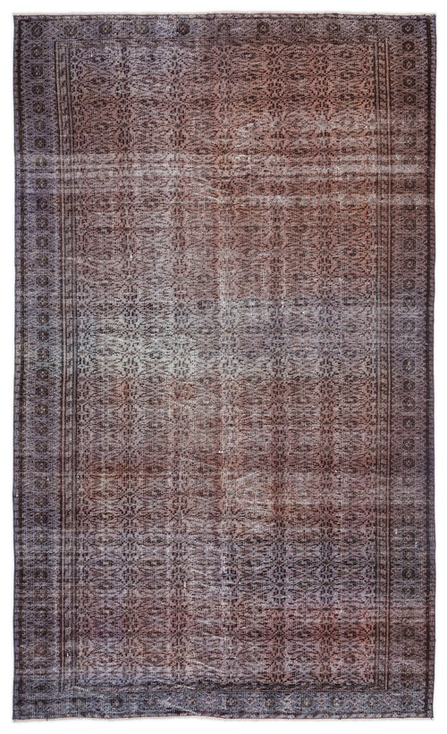 Atina Cream Vintage Wool Handmade Area Rug 5'10" x 9'7"