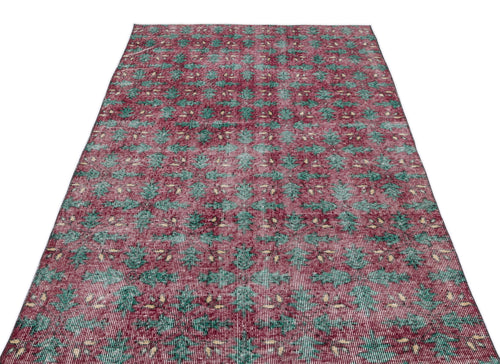 Atina Cream Vintage Wool Handmade Area Rug 3'9" x 7'1"