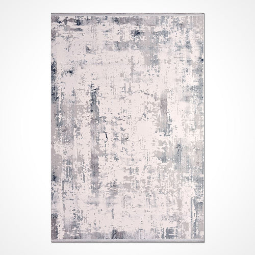 Genesise Grey Modern Machine Made Area Rug