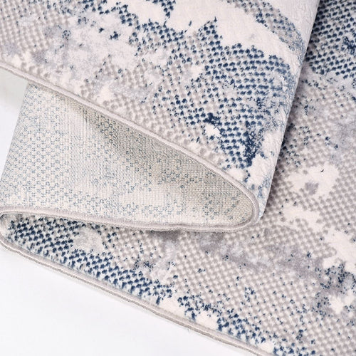 Genesise Grey Modern Machine Made Area Rug