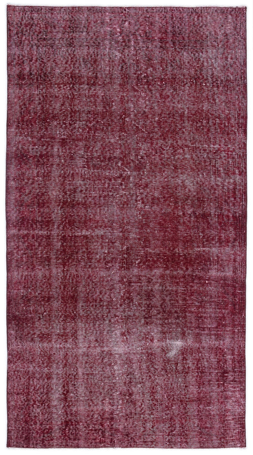 Atina Red Vintage Wool Handmade Area Rug 3'8" x 6'11"
