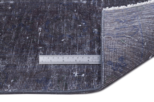 Epir Grey Vintage Wool Handmade Area Rug 9'0" x 13'2"