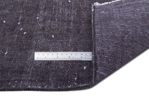 Epir Grey Vintage Wool Handmade Area Rug 9'8" x 13'2"