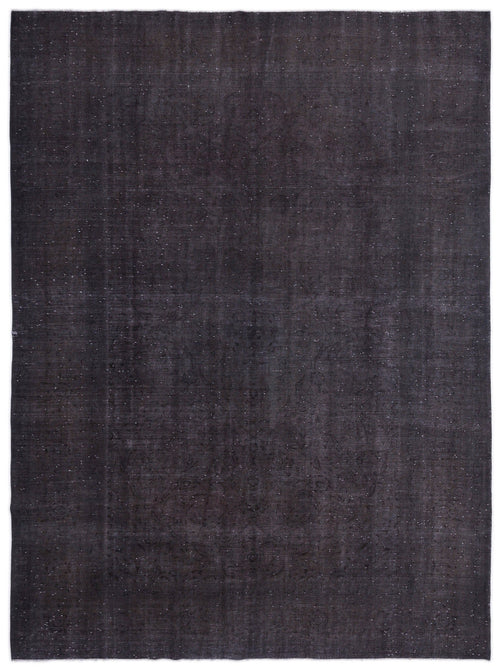 Epir Grey Vintage Wool Handmade Area Rug 9'8" x 13'2"