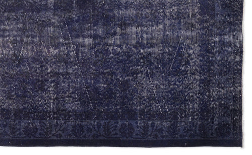 Atina Purple Vintage Wool Handmade Area Rug 5'7" x 9'3"