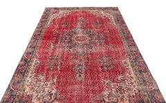 Atina Red Classic Wool Handmade Area Rug 5'8" x 9'5"