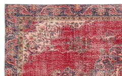 Atina Red Classic Wool Handmade Area Rug 5'8" x 9'5"