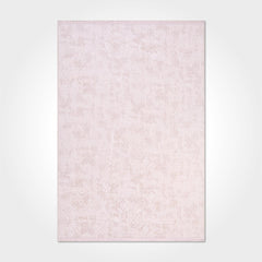 Natural Latex Area Rug – Modern Low Pile Rug with Cotton Woven Base, Non Slip