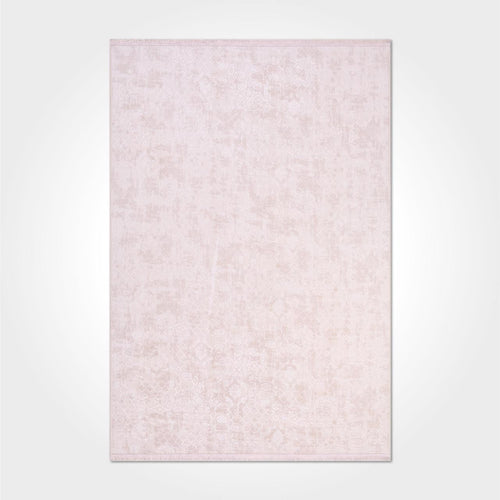 Natural Latex Area Rug – Modern Low Pile Rug with Cotton Woven Base, Non Slip