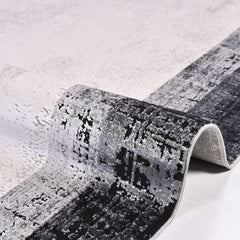 Haven Anthracite Frame Machine Made Area Rug