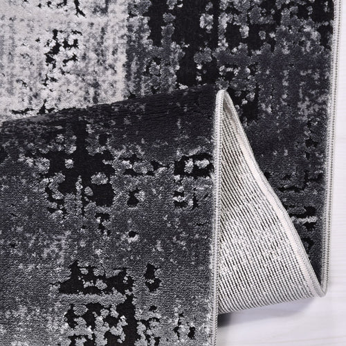 Haven Anthracite Frame Machine Made Area Rug