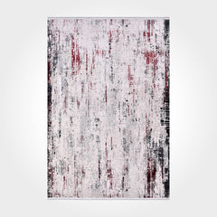 Everleighe Cream Modern Machine Made Area Rug