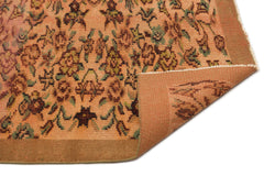 Atina Orange Vintage Wool Handmade Area Rug 5'1" x 8'11"