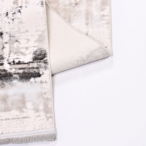 Modern Area Rug - Dallas Grey Machine Made Rug | 6mm Pile Height Durable Carpet