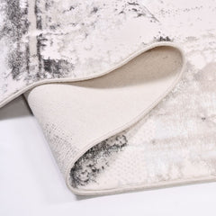 Modern Area Rug - Dallas Grey Machine Made Rug | 6mm Pile Height Durable Carpet