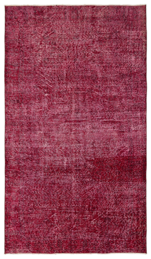 Atina Red Vintage Wool Handmade Area Rug 5'4" x 8'2"