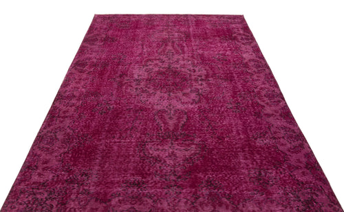 Atina Red Vintage Wool Handmade Area Rug 5'9" x 9'2"