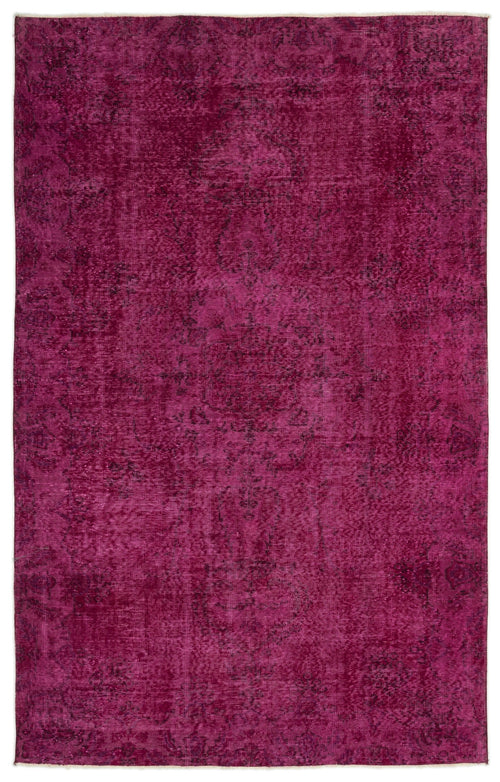 Atina Red Vintage Wool Handmade Area Rug 5'9" x 9'2"