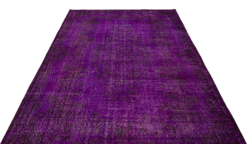 Atina Pink Vintage Wool Handmade Area Rug 5'11" x 9'1"