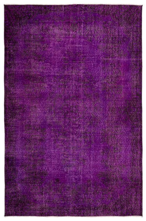 Atina Pink Vintage Wool Handmade Area Rug 5'11" x 9'1"