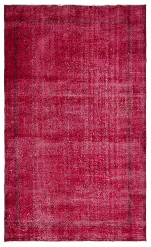 Atina Red Vintage Wool Handmade Area Rug 5'11" x 9'9"
