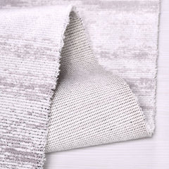 Karsyn White Striped Machine Made Area Rug