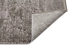 Machine Made Area Rug - Green Classic Overdyed High Low Textured Carpet