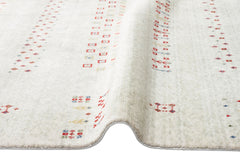 Clovis Beige Modern Viscose Handmade Rug