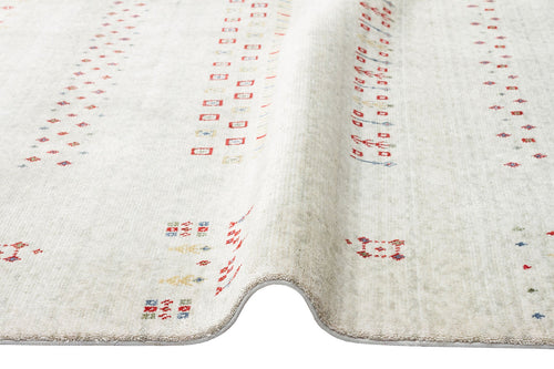 Clovis Beige Modern Viscose Handmade Rug