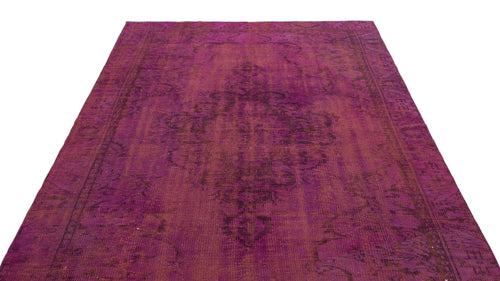 Atina Red Vintage Wool Handmade Area Rug 5'9" x 9'1"