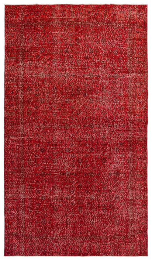 Atina Red Vintage Wool Handmade Area Rug 6'0" x 10'1"