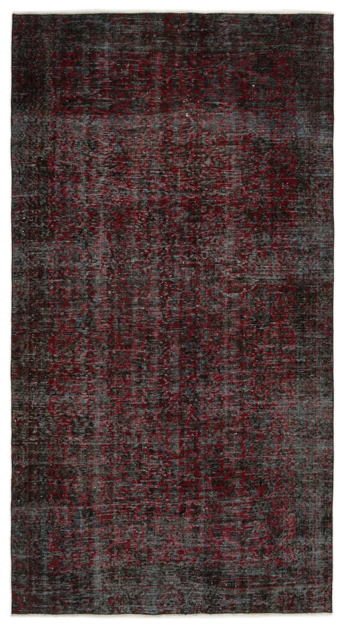 Atina Red Vintage Wool Handmade Area Rug 5'4" x 8'4"