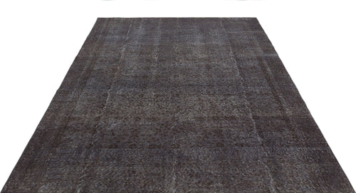 Atina Grey Vintage Wool Handmade Area Rug 6'3" x 9'5"