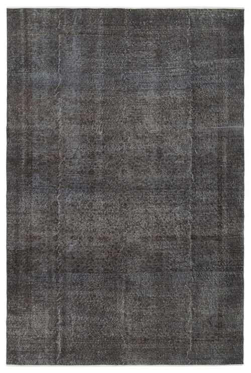 Atina Grey Vintage Wool Handmade Area Rug 6'3" x 9'5"
