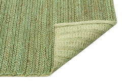 Natural Jute Rug - Hand Woven Soft Green Mat | Eco Friendly Durable Floor Covering
