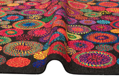 Digital Print Kilim – Washable Non Slip Geometric Rug With Soft Texture & Anti Slip Design