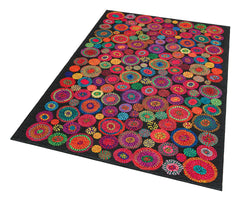 Digital Print Kilim – Washable Non Slip Geometric Rug With Soft Texture & Anti Slip Design