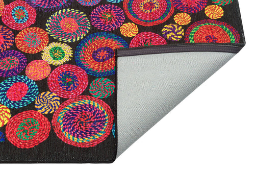 Digital Print Kilim – Washable Non Slip Geometric Rug With Soft Texture & Anti Slip Design