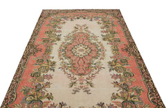 Atina Red Classic Wool Handmade Area Rug 5'5" x 9'10"