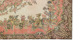 Atina Red Classic Wool Handmade Area Rug 5'5" x 9'10"