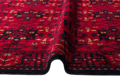 Boheimkirchen Red Classic Afgan / Yagcibedir Viscose Handmade Rug