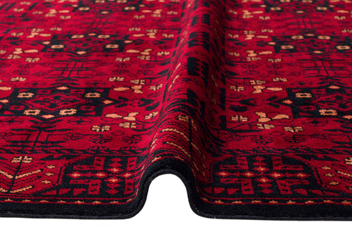 Boheimkirchen Red Classic Afgan / Yagcibedir Viscose Handmade Rug