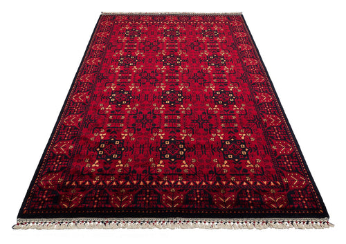 Boheimkirchen Red Classic Afgan / Yagcibedir Viscose Handmade Rug