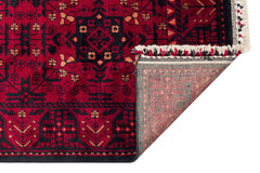Boheimkirchen Red Classic Afgan / Yagcibedir Viscose Handmade Rug