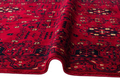 Brunn Red Classic Afgan / Yagcibedir Viscose Handmade Rug