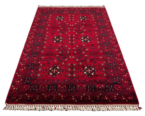 Brunn Red Classic Afgan / Yagcibedir Viscose Handmade Rug