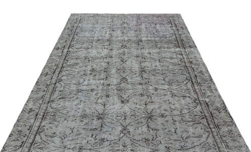 Atina 20062 Beige Vintage Wool Handmade Area Rug 5'7" x 9'1"