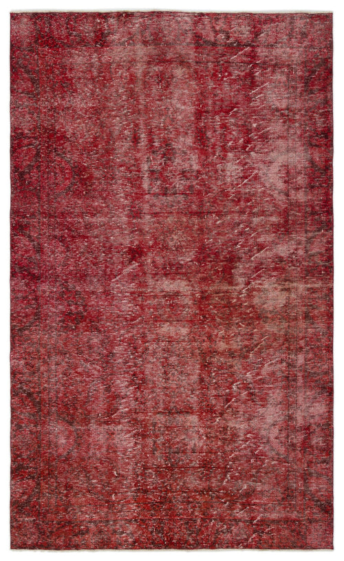 Atina Red Vintage Wool Handmade Area Rug 6'0" x 9'11"