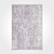 Modern Area Rug – Machine Made Grey Rug with Laser Cut Edges, Durable Polypropylene
